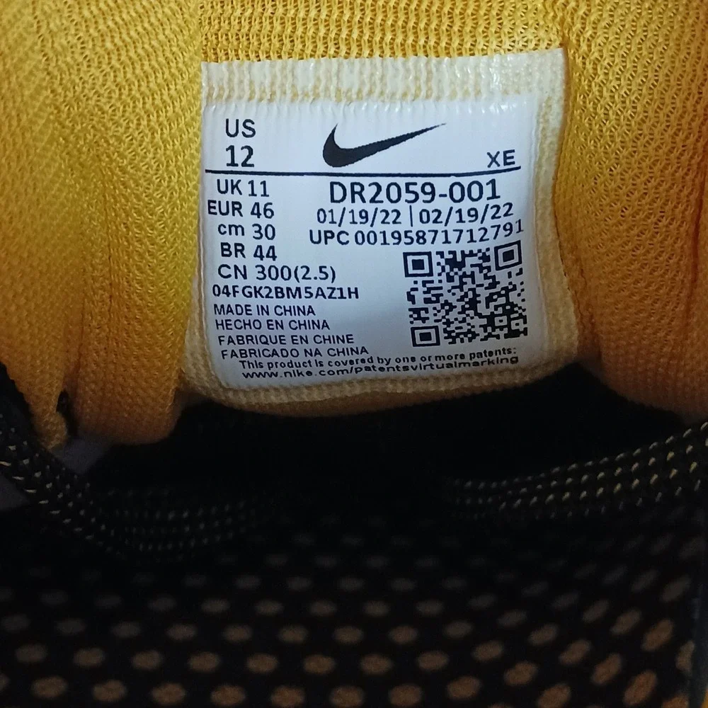 Nike Air Zoom Pegasus 39 Pittsburgh Steelers Men's Walking Running Shoes Size 12